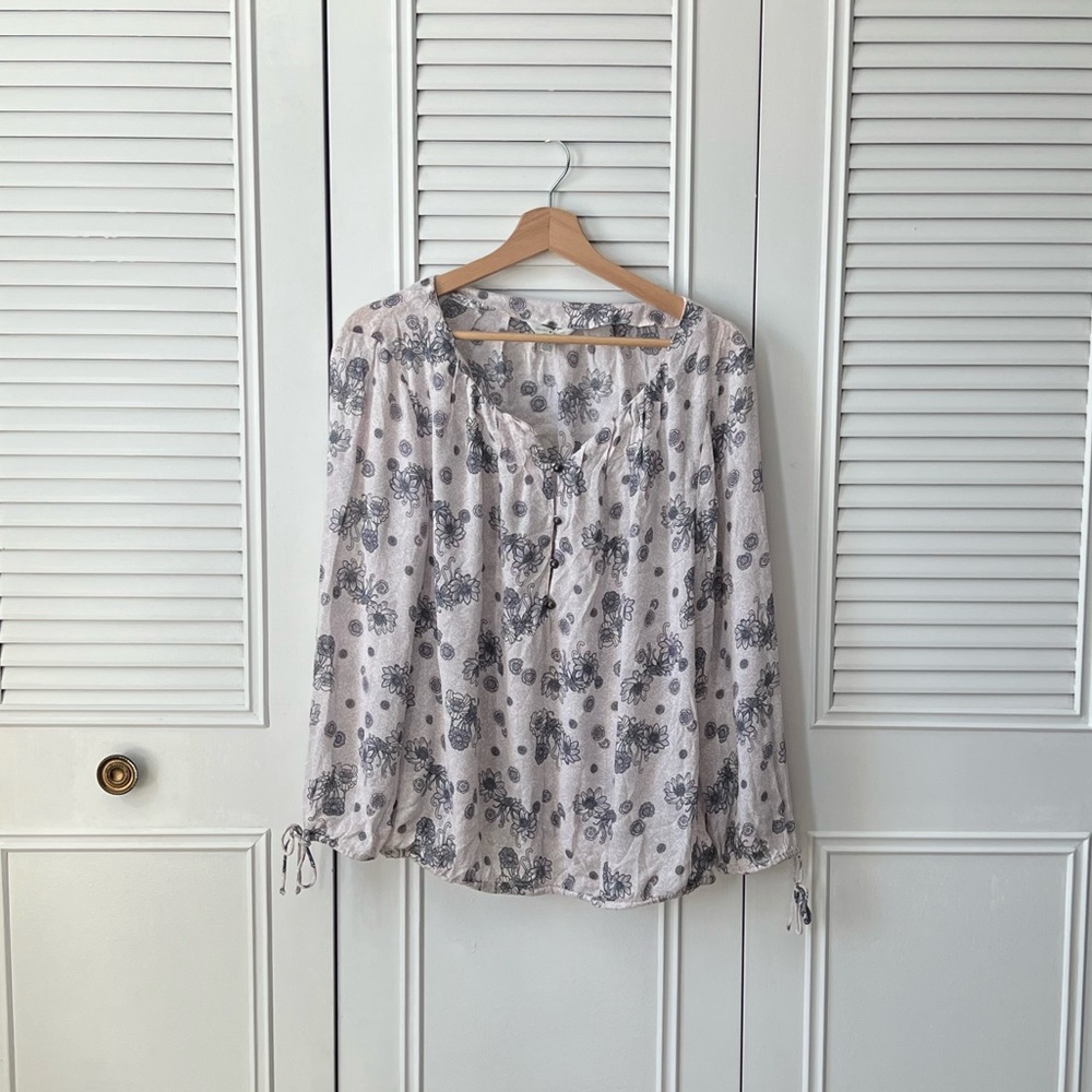 Floral Lucky Brand Print Blouse